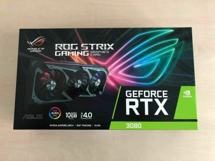 ASUS ROG Strix NVIDIA GeForce RTX 3080 Edition Gaming Graphics Card  1
