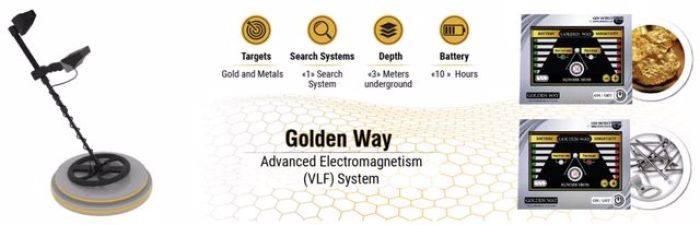 الجهاز الافضل لكشف الذهب جولدن واي