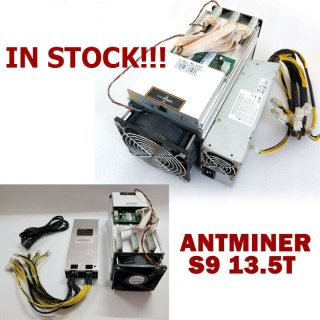 Bitmain btc Antminer asic S9 13.5T SHA256 + Psu 1